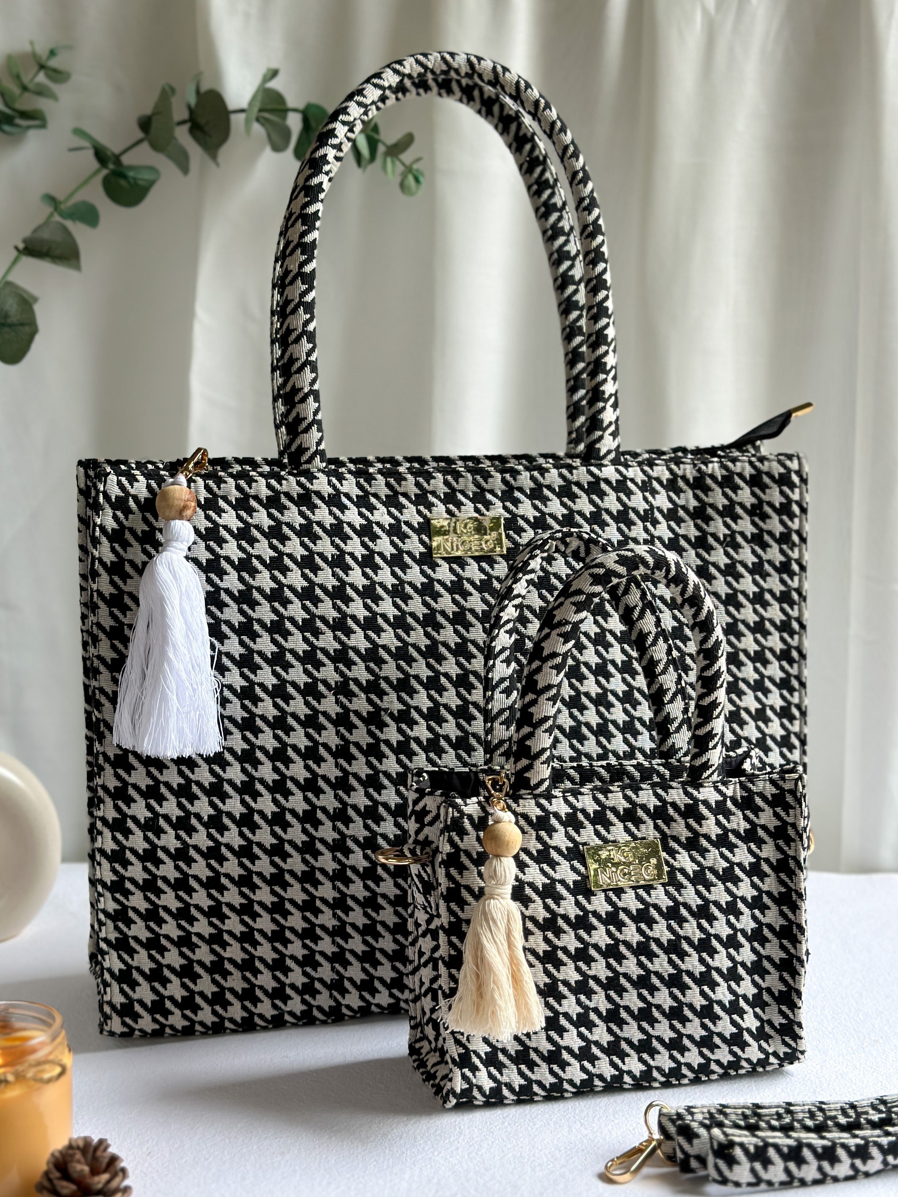NiceG Monochrome Box Bag (Combo)